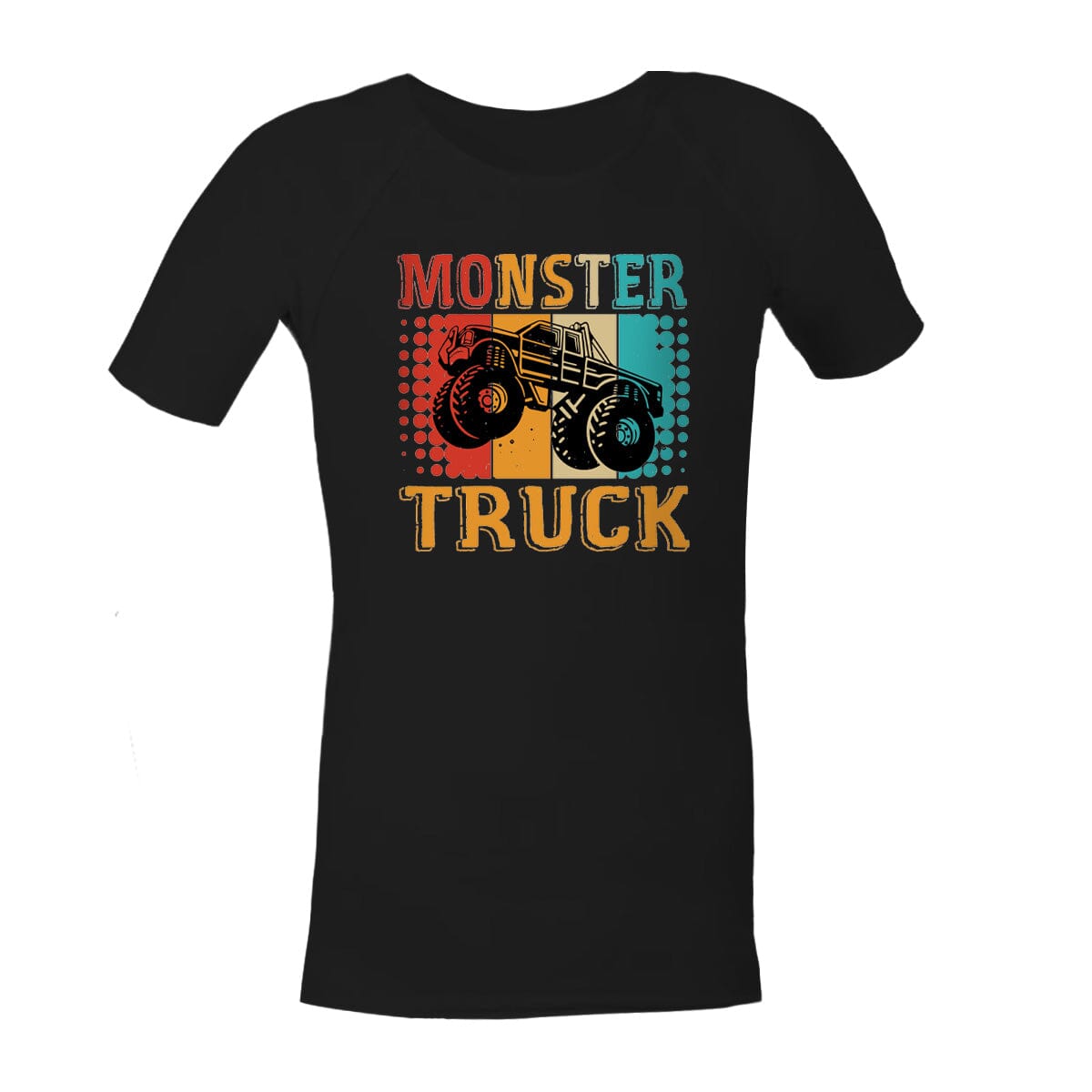 Sensory Shirt | Child | Monster Truck JettProof.com.au 1 (48 - 49cm) Black 
