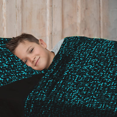Blue Matrix - Calming Sensory Compression Sheet