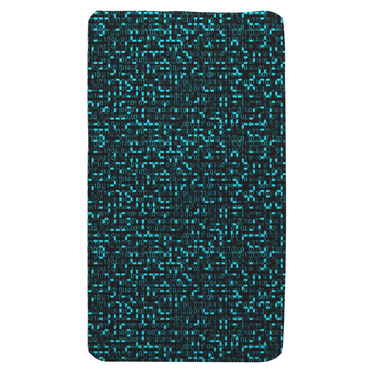 Blue Matrix Sensory Fitted Bed Sheet