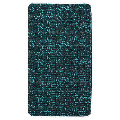 Blue Matrix Sensory Fitted Bed Sheet