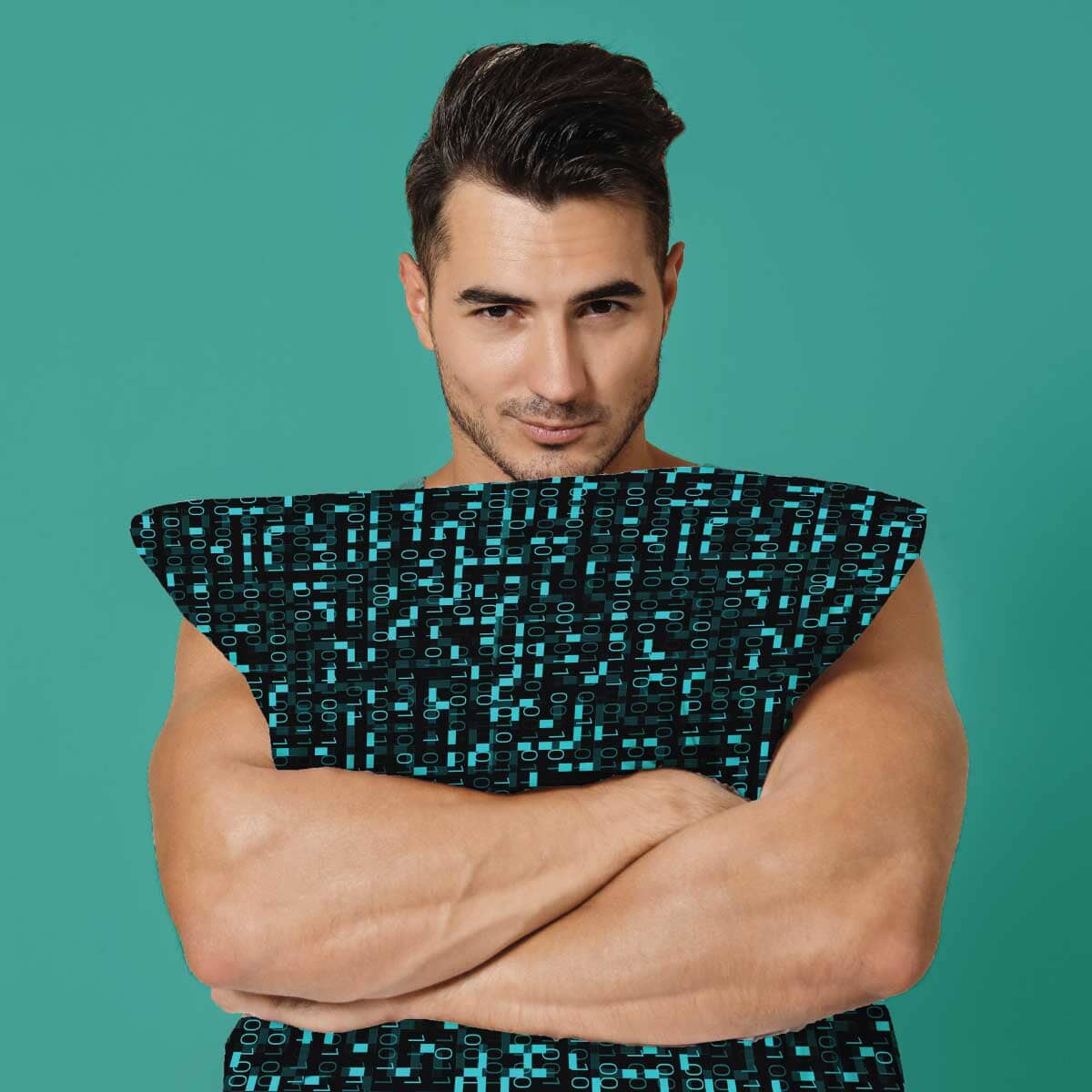 Blue Matrix Sensory Pillowcase JettProof.com.au 