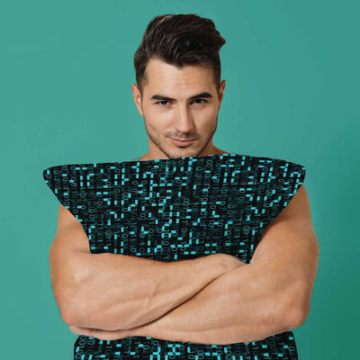 Blue Matrix Sensory Pillowcase JettProof.com.au 