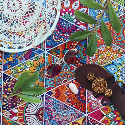 Boho - Beach Blanket Large Beach Towel JETTPROOF Calming Sensory Clothing Inspired by Jett 