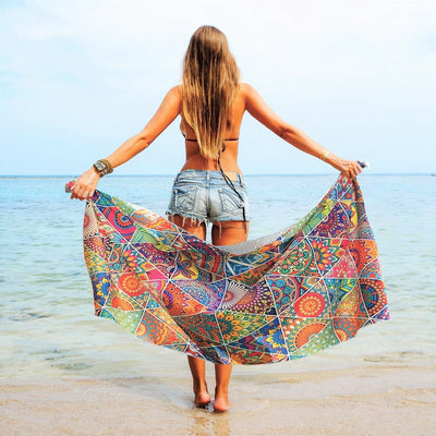 Boho - Sand Free Beach Towel Sand-Free Towel JETTPROOF Calming Sensory Clothing Inspired by Jett 
