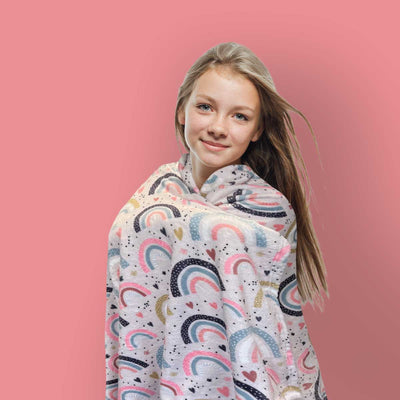 Chasing Rainbows - Plush Blanket