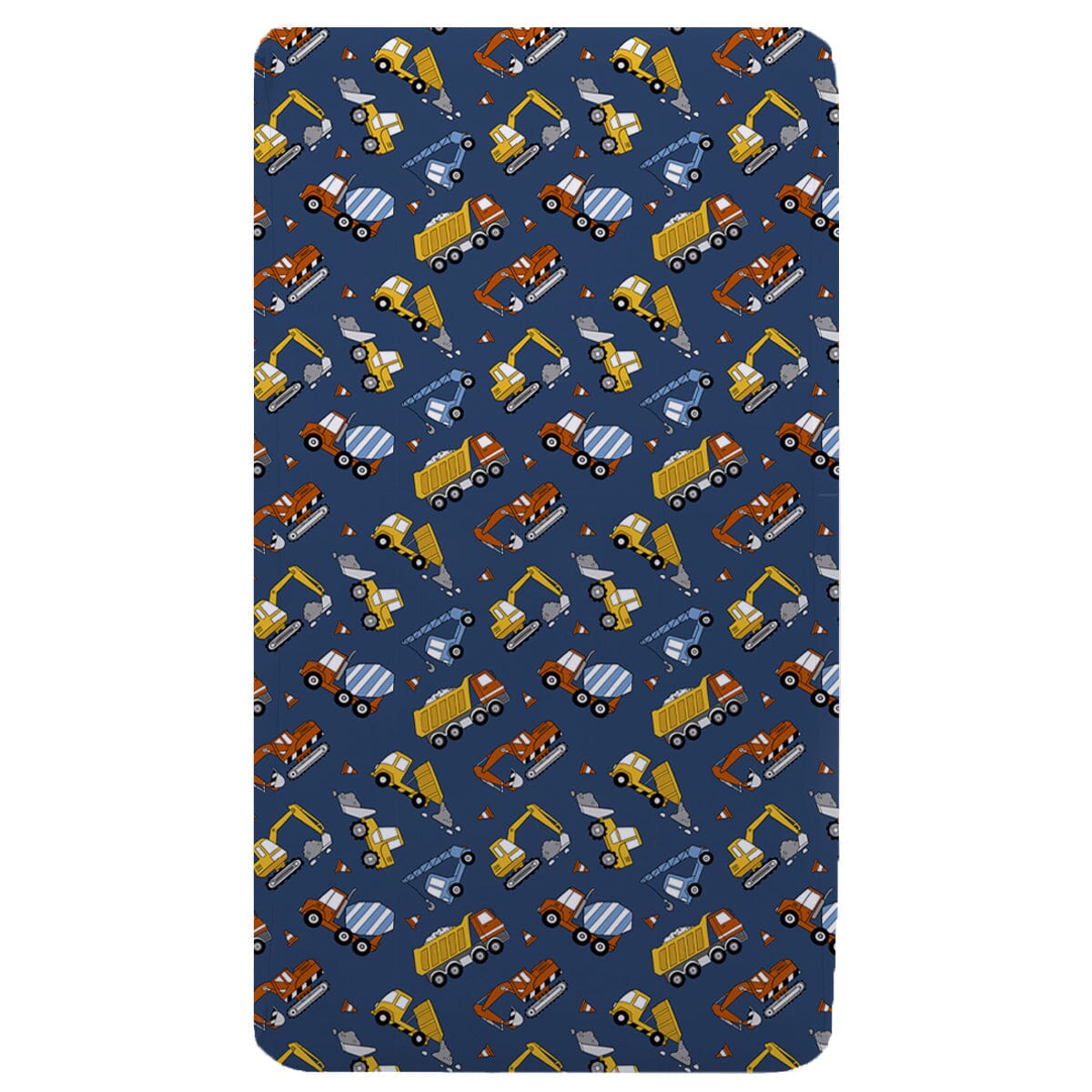 Construction Zone Sensory Fitted Bed Sheet