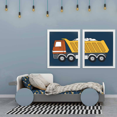 Construction Zone Sensory Fitted Bed Sheet