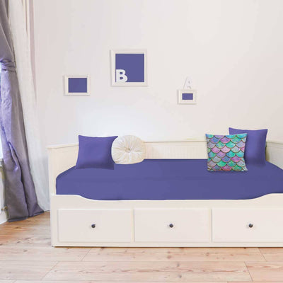 Cornflower Blue Sensory Fitted Bed Sheet