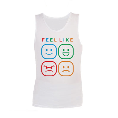 Sensory Singlet | Child | Emotions Singlets JettProof.com.au 1 (48 - 49cm) White 