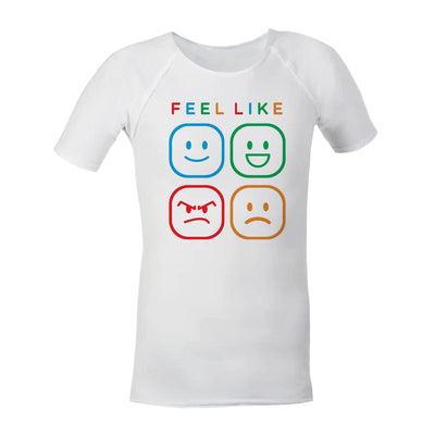 Sensory Shirt | Child | Emotions JettProof.com.au 1 (48 - 49cm) White 
