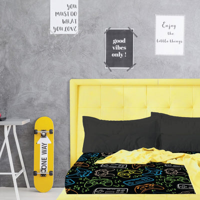 Game On Sensory Fitted Bed Sheet Sensory Fitted Bed Sheet JettProof.com.au 
