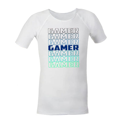 Sensory Shirt | Child | Gamer JettProof.com.au 1 (48 - 49cm) White 