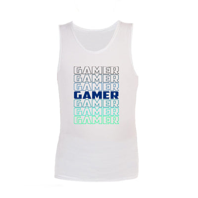 Sensory Singlet | Adult | Gamer Shirts JettProof.com.au 4XS (70 - 74cm) White 