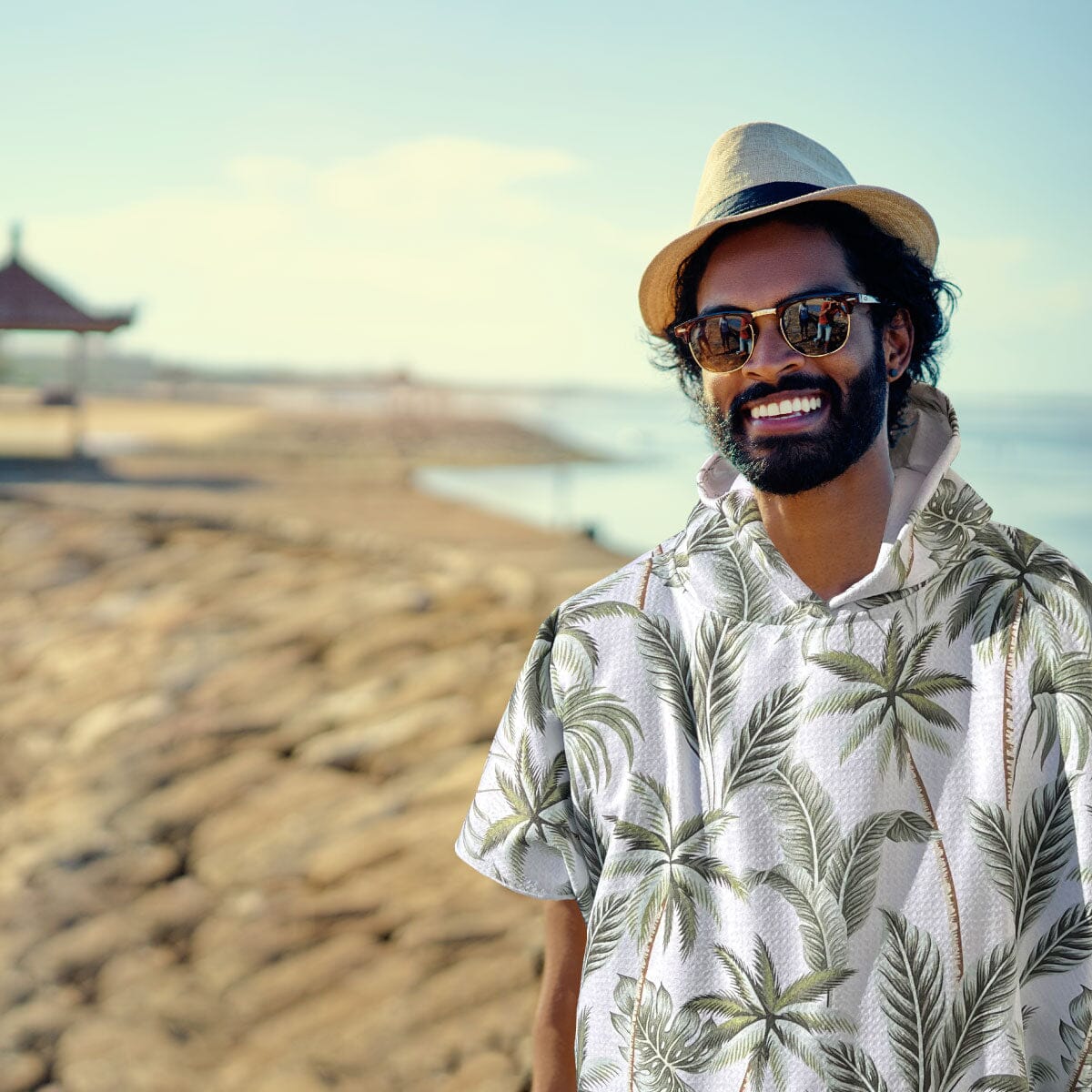 Island Time - Hooded Beach Towel Poncho JETTPROOF Calming Sensory Clothing Inspired by Jett 