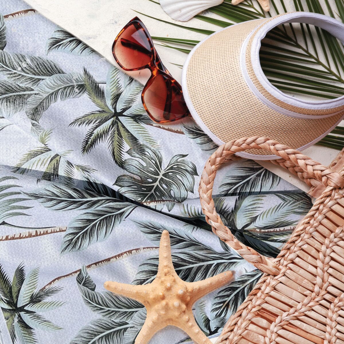 Island Time - Beach Blanket Large Beach Towel JETTPROOF Calming Sensory Clothing Inspired by Jett 