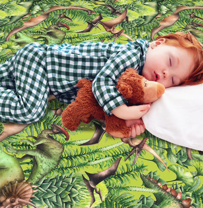 Jurassic Sensory Fitted Bed Sheet