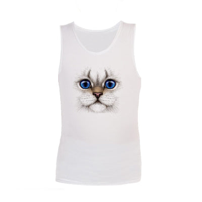 Sensory Singlet | Adult | Kitten Shirts JettProof.com.au 4XS (70 - 74cm) MEN Kitten