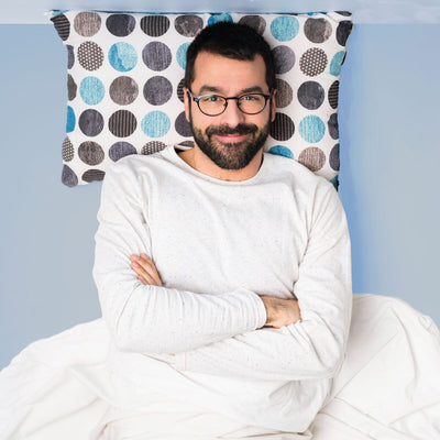 Light Blue Sensory Fitted Bed Sheet Sensory Fitted Bed Sheet JettProof.com.au 