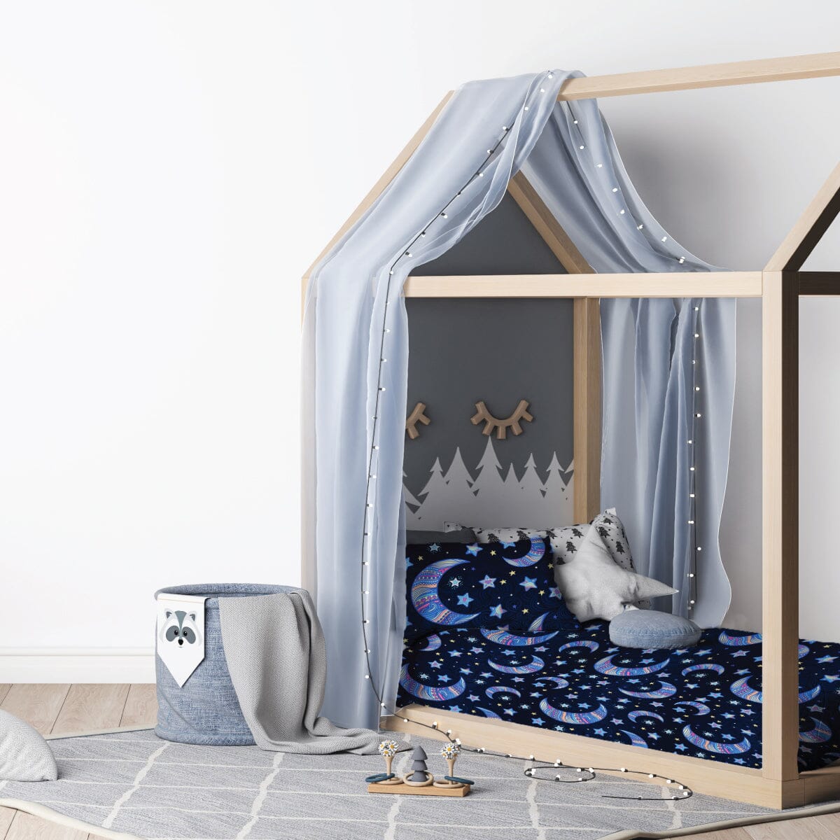 Lunar Dreams Sensory Fitted Bed Sheet