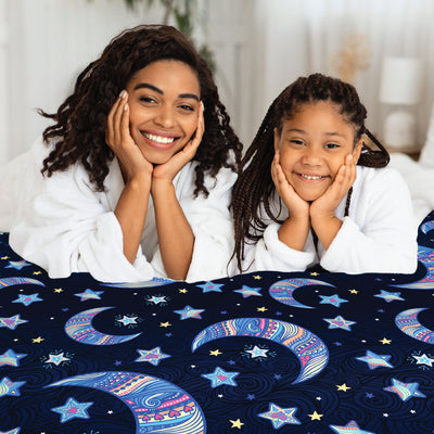 Lunar Dreams Sensory Fitted Bed Sheet