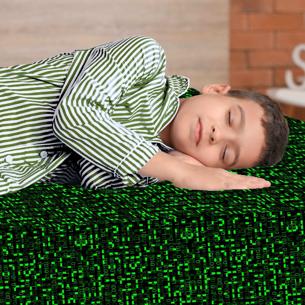 Matrix Sensory Fitted Bed Sheet Sensory Fitted Bed Sheet JettProof.com.au 