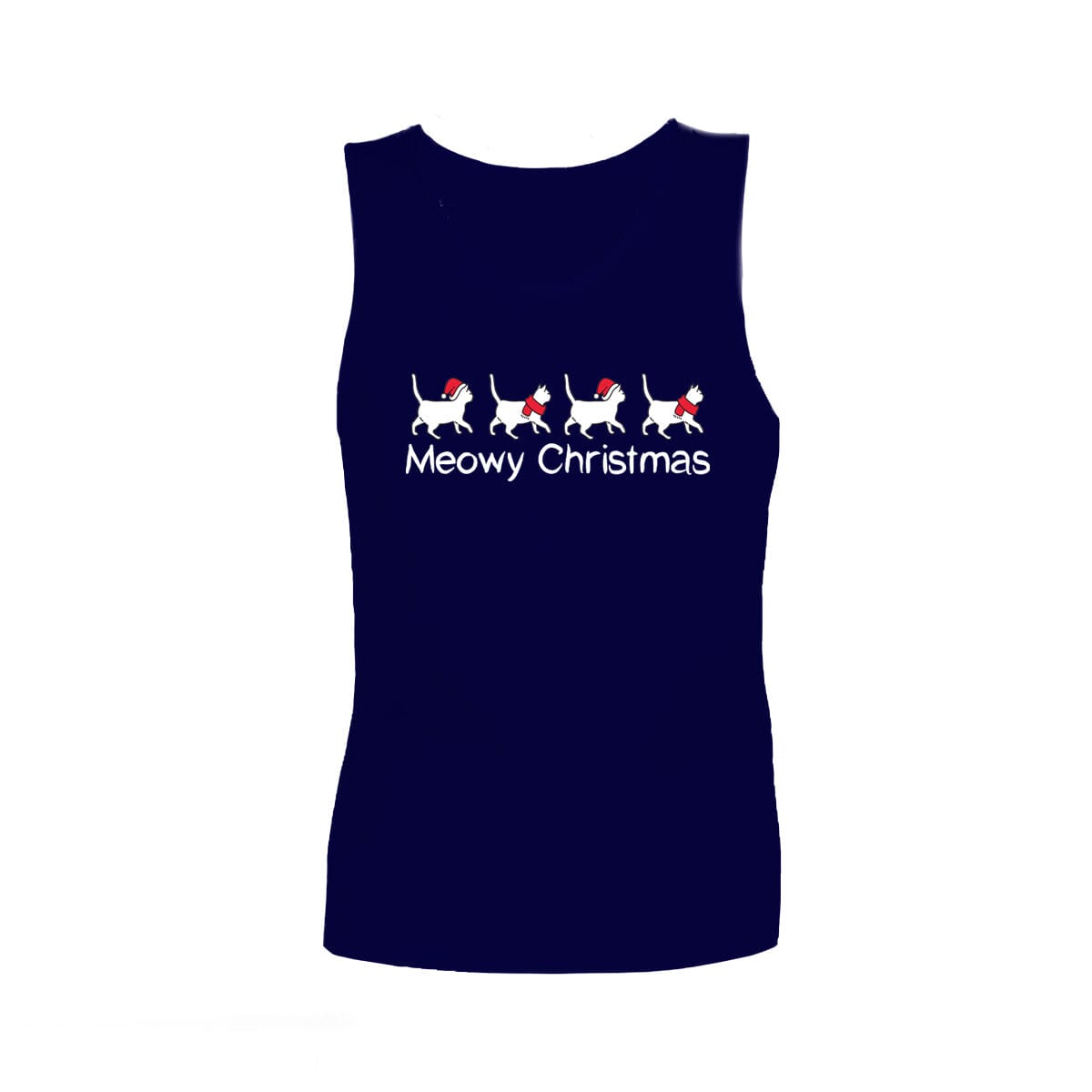 Christmas JettProof Sensory Singlet | Adult | Meowy Christmas