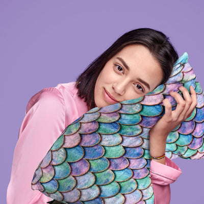 Mermaid Shimmer - Plush Pillowcase Sensory Pillowcase JettProof.com.au 