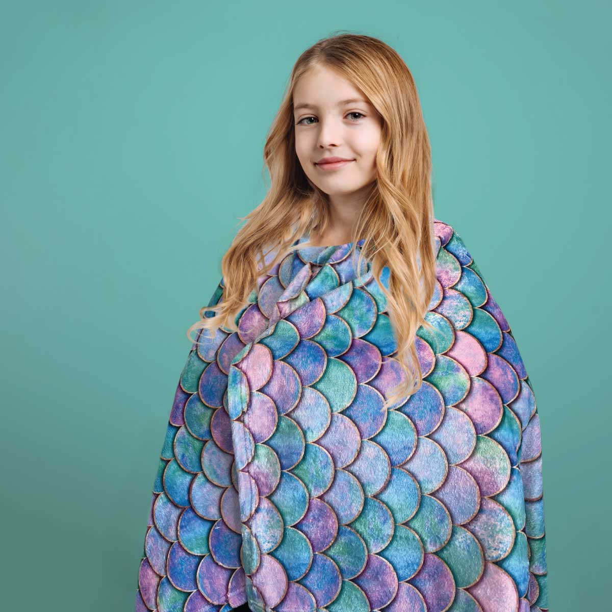 Mermaid Shimmer - Plush Blanket Plush Blanket JettProof.com.au 