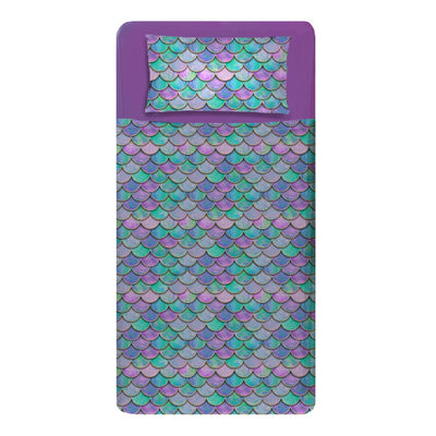 Mermaid Shimmer - Calming Sensory Compression Sheet Compression Sheets JettProof.com.au Single Bed 