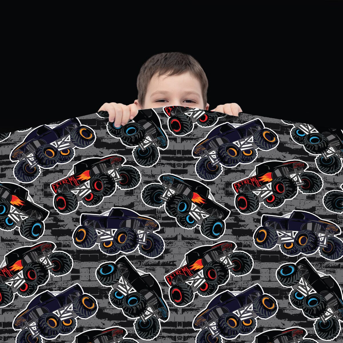 Monster Trucks - Calming Sensory Compression Sheet