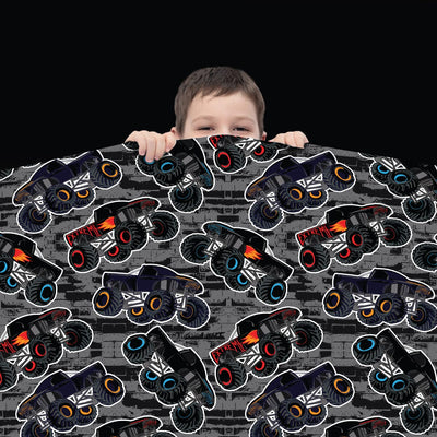 Monster Trucks - Calming Sensory Compression Sheet