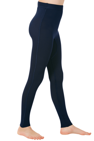 Sensory Leggings | Girls Leggings JettProof.com.au 1 (45 - 46cm) Navy 