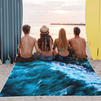 Ocean - Beach Blanket Large Beach Towel JETTPROOF Calming Sensory Clothing Inspired by Jett 