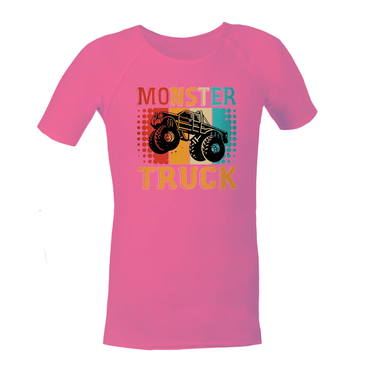 Sensory Shirt | Child | Monster Truck JettProof.com.au 1 (48 - 49cm) Pink 