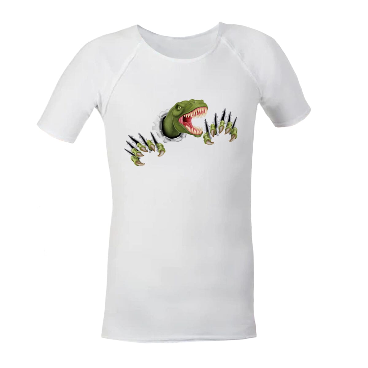 Sensory Shirt | Child | Jurassic JettProof.com.au 1 (48 - 49cm) White 