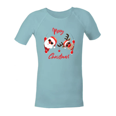 Christmas JettProof Sensory Shirt | Child | Reindeer And Santa