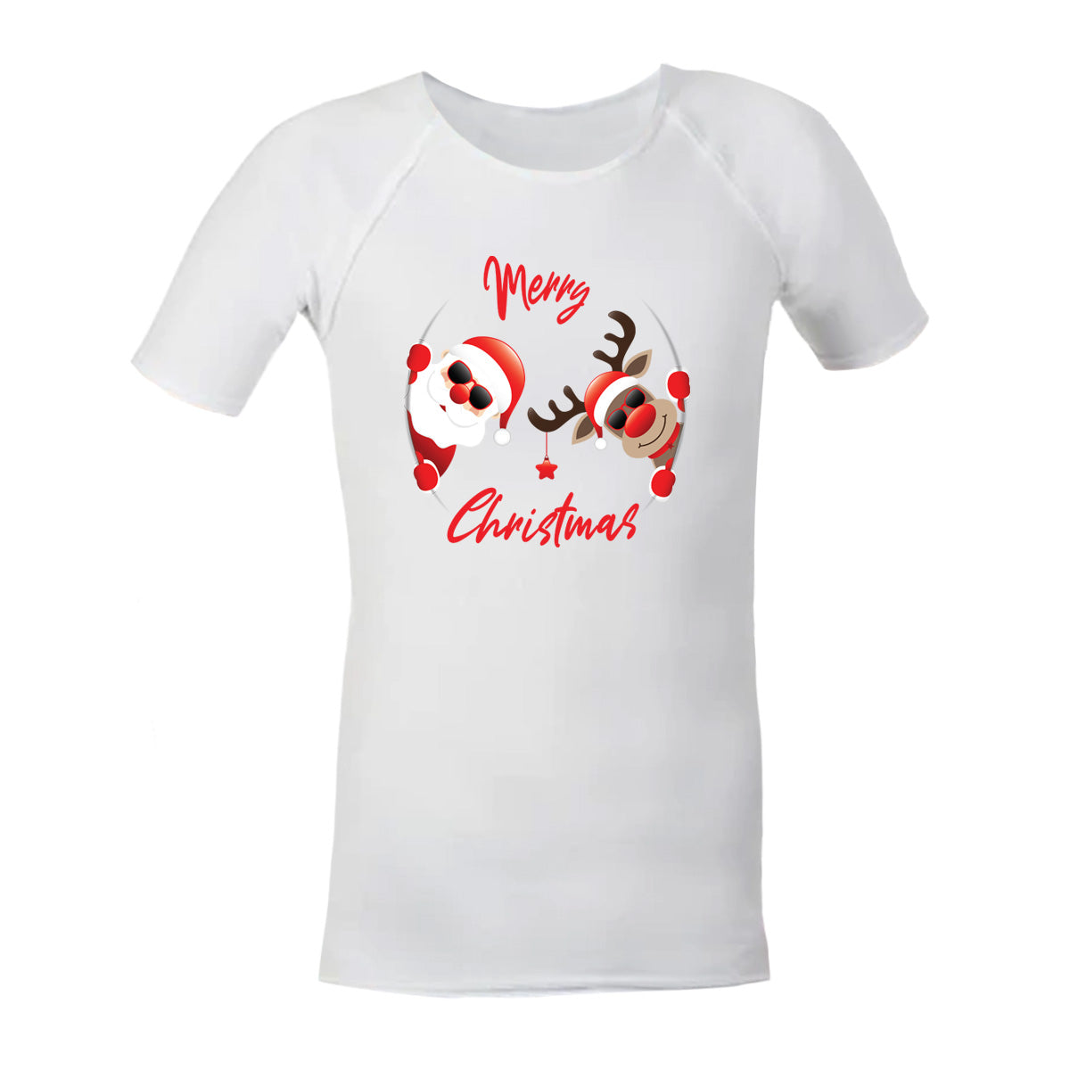Christmas JettProof Sensory Shirt | Child | Reindeer And Santa