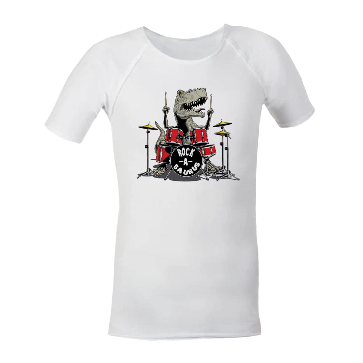 Sensory Shirt | Adult | Rockasaurus Shirts JettProof.com.au 4XS (70 - 74cm) White 