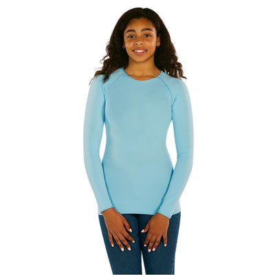 Sensory Long Sleeve Shirt | Girls LS Shirts JettProof.com.au 1 (48 - 49cm) Sky 