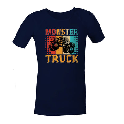 Sensory Shirt | Adult | Monster Truck Shirts JettProof.com.au 4XS (70 - 74cm) Navy 