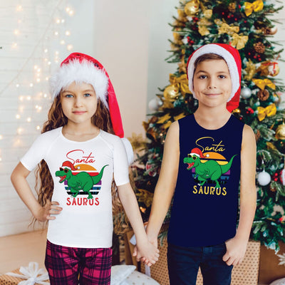 Christmas Sensory Shirt | Child | Santasaurus JettProof.com.au 