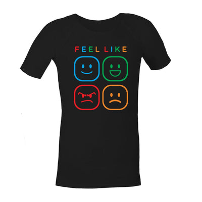 Sensory Shirt | Adult | Emotions Shirts JettProof.com.au 4XS (70 - 74cm) Black 