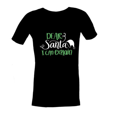 Christmas Sensory Shirt | Adult | I Can Explain Shirts JettProof.com.au 4XS (70 - 74cm) Black 
