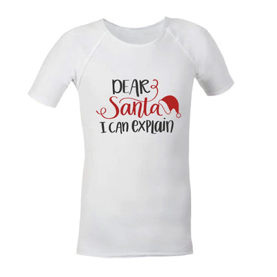 Christmas Sensory Shirt | Adult | I Can Explain Shirts JettProof.com.au 4XS (70 - 74cm) White 