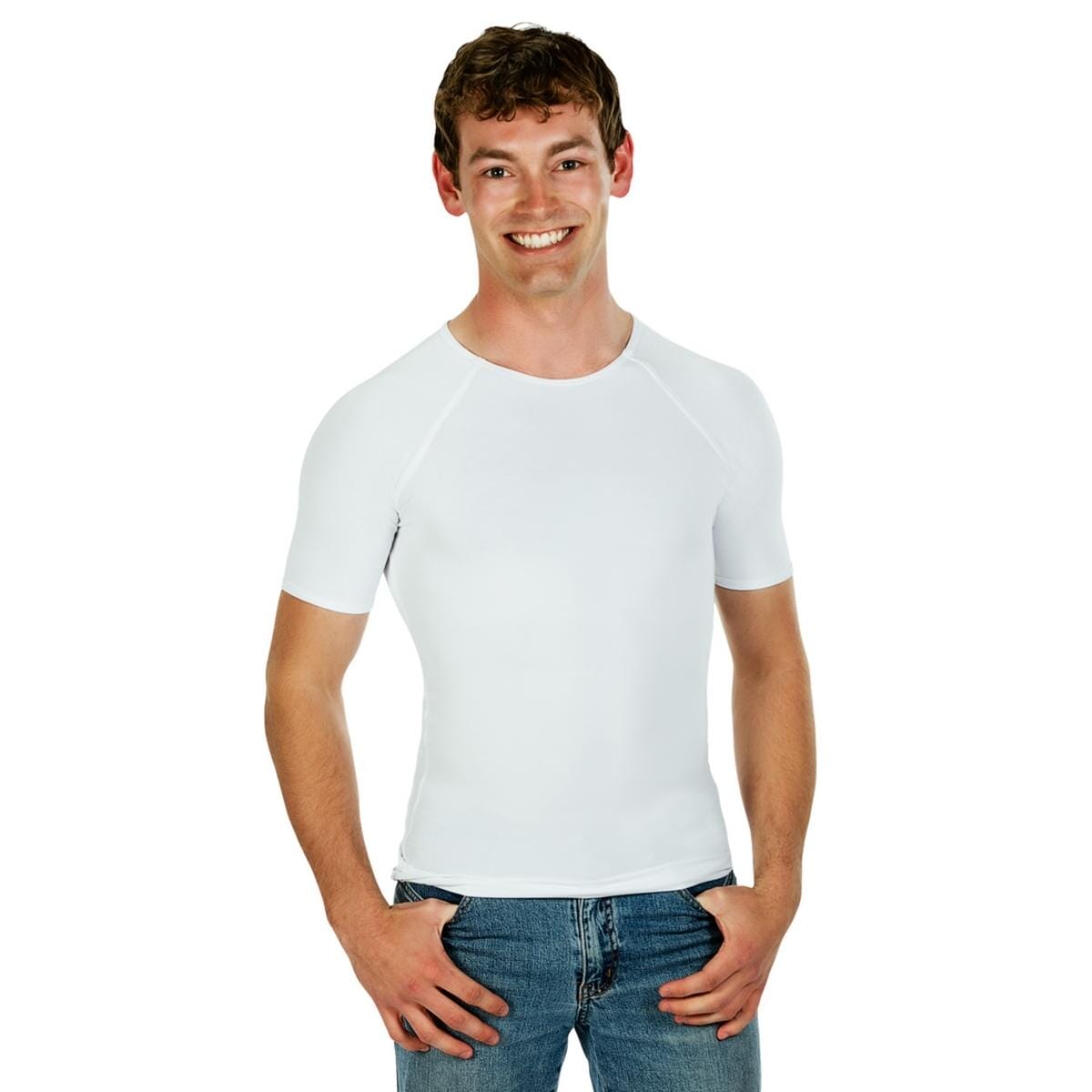 Sensory Shirt | Men Shirts JettProof.com.au 4XS (70cm - 74cm) White 