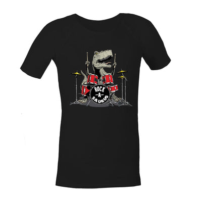 Sensory Shirt | Adult | Rockasaurus Shirts JettProof.com.au 4XS (70 - 74cm) Black 