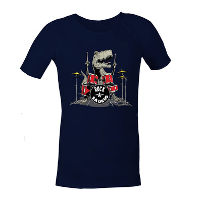 Sensory Shirt | Adult | Rockasaurus Shirts JettProof.com.au 4XS (70 - 74cm) Navy 