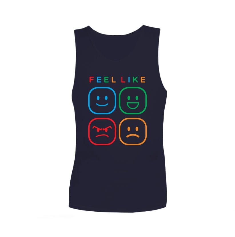 Sensory Singlet | Child | Emotions Singlets JettProof.com.au 1 (48 - 49cm) Navy 