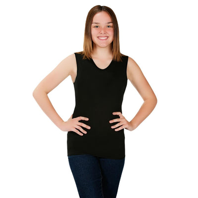 Sensory Singlet | Girls Singlets JettProof.com.au 1 (48 - 49cm) Black 