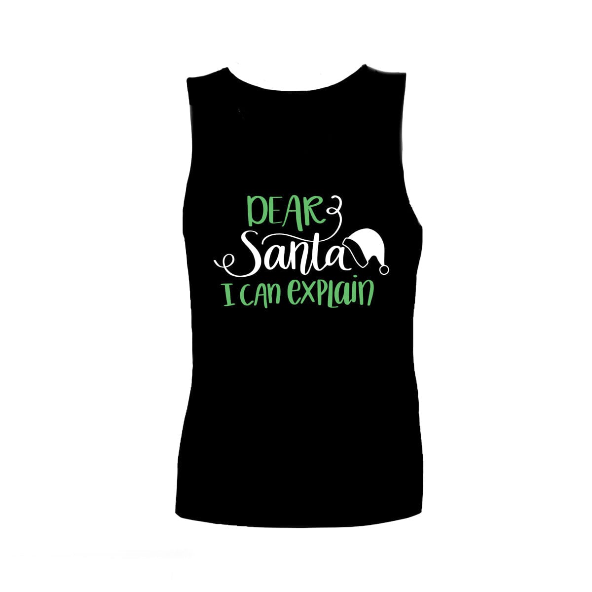 Christmas Sensory Singlet | Child | I Can Explain Shirts JettProof.com.au 1 (48 - 49cm) Black 